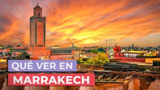 Qué ver en Marrakech 🇲🇦  10 Lugares imprescindibles [upl. by Dibb835]