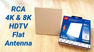 Unboxing RCA Indoor Flat HDTV Antenna ANT4WH  gracieshotstuff [upl. by Leach581]