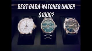 Best GADA Watch Under 1000  Christopher Ward C63 Sealander  Seiko SPB289  Citizen NB106012L [upl. by Elsilrac]