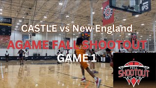 CASTLE 2029 VS New England AT AGAME FALL SHOOTOUT AAU BASKETBALL [upl. by Bullion]