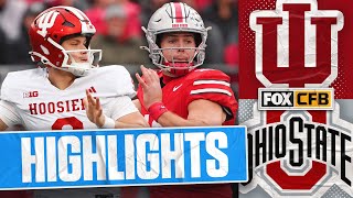 No 5 Indiana Hoosiers vs No 2 Ohio State Buckeyes Highlights  FOX College Football [upl. by Ailahk830]