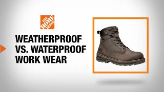 WaterResistant vs WaterRepellent vs Waterproof  The Home Depot [upl. by Noach]