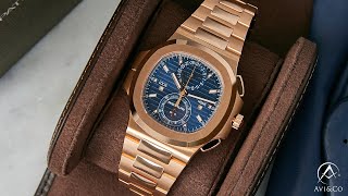 2021  Patek Philippe Nautilus Travel Time Chronograph 59901R  Full Unboxing [upl. by Isaiah]