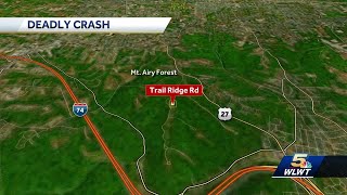 Police 1 dead after losing control of car striking tree in Mount Airy [upl. by Ayad]