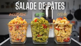 3 DELICIEUSES SALADES DE PÂTES  FOOD IS LOVE [upl. by Jocelin]