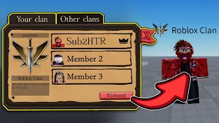 How to make a CLAN SYSTEM in ROBLOX [upl. by Pelletier]