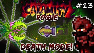 Plantera in DEATH MODE Terraria Calamity Lets Play 13  Rogue Class Playthrough 145 [upl. by Anidnamra]