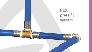 Installation of a PEX pressfit system  COMAP [upl. by Elleniad]