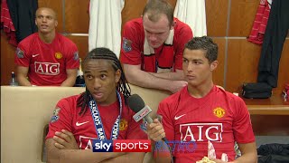 Cristiano Ronaldo hilariously interviews Anderson [upl. by Ennairek143]