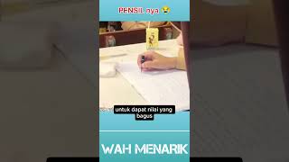 SISWI INI NULIS PAKE PENSIL YANG SANGAT KECIL [upl. by Teressa]