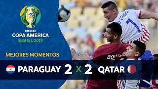 PARAGUAY X QATAR I MEJORES MOMENTOS I CONMEBOL COPA AMERICA BRASIL 2019 I04 [upl. by Adnilg]