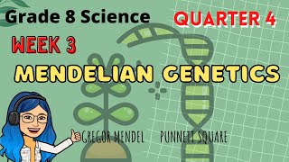 MENDELIAN GENETICS  Grade 8 Science Quarter 4 Week 3 [upl. by Nilya]