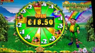 Rainbow Riches with Wild Clover Bonuses High Roller Slots [upl. by Banyaz]