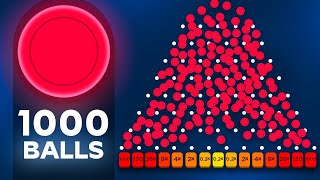 DROPPING 1000 BALLS ON STAKE PLINKO [upl. by Jeffries]