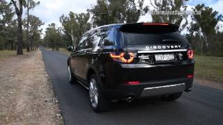 Land Rover Discovery Sport SD4 0100kmh amp engine sound [upl. by Lennard]