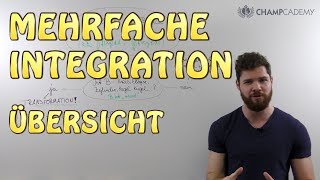 Mehrfache Integration 1 von 3 Übersicht zum Rechnen [upl. by Blasien]