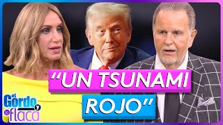 Raúl de Molina y Lili Estefan reaccionan a la victoria de Donald Trump  El Gordo y La Flaca [upl. by Uriia]