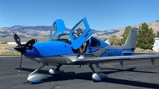 Cirrus SR22T flight vlog in the flight levels  Sacramento  Medford [upl. by Emerson603]