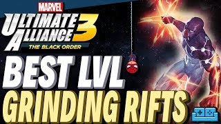 MARVEL ULTIMATE ALLIANCE 3  The Best Experience Grinding Rifts Guide [upl. by Dnaltiac]