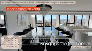 VENTA DEPARTAMENTO AVIVIA  BOSQUES DE LAS LOMAS  TORRE CIRUELOS [upl. by Dj972]