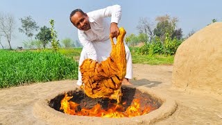 4 Hours Of Roasting A Huge Thigh OF Beef In A Tandoor  Very Expensive Delicacy  Mubashir Saddique [upl. by Mahgem]