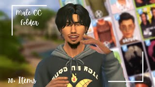 Sims 4 Male CC Folder FREE DOWNLOAD  70 items [upl. by Euridice]