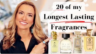 20 Of My Longest Lasting Perfumes  20 Fragrances In My Collection With Incredible Longevity [upl. by Remus]