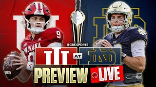 Indiana at Notre Dame LIVE Preview amp Predictions  The College Football Playoff BEGINS 🔥 [upl. by Arlo]