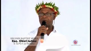 Kiribati Judiciary first ever Judicial Public Relations Day 2015 part 1 [upl. by Moya]