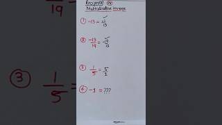 Multiplicative inverse of a number [upl. by Odla]