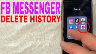 ✅ How To Delete Facebook Messenger Chat History 🔴 [upl. by Johna]