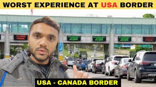 CROSSING USA  CANADA BORDER  GOING TO USA BY ROAD FROM CANADA  MR PATEL [upl. by Aikmat]