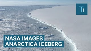 NASA Images Of Antarcticas Giant Iceberg Larsen C Iceberg A68 [upl. by Farika387]