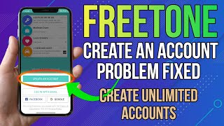 Freetone Create An Account Problem Fix  Virtual Number for Fake WhatsApp Account 2021 [upl. by Georgiana60]