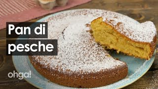 Pan di pesche la torta di pesche frullate più soffice che ci sia [upl. by Aihsenrad]