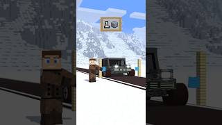 How Much Wool To Stop A Car Bedrock  Inspired by MrBeast minecraft shorts [upl. by Ahsiek]