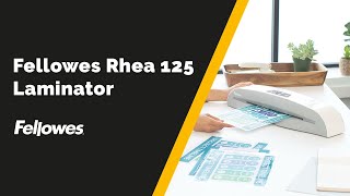 Fellowes Rhea 125 Laminator [upl. by Olva]