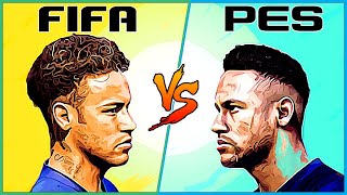 NEYMAR evolution FIFA vs PES 2010  2020 [upl. by Atiuqihs]