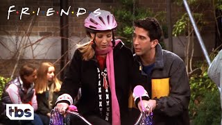 Ross Teaches Phoebe How To Ride A Bike Clip  Friends  TBS [upl. by Nnylrats95]