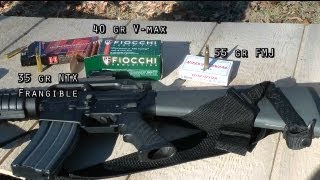 223 NTX VMax and FMJ Home Defense and Gel Test [upl. by Enegue]