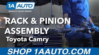 How to Replace Rack and Pinion Assembly 9201 Toyota Camry [upl. by Nivrek]