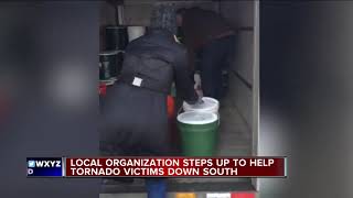 Metro Detroiters helping those affected by southern torrnadoes [upl. by Maddalena]