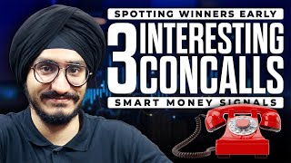 3 Interesting Concalls to study [upl. by Aneetak322]