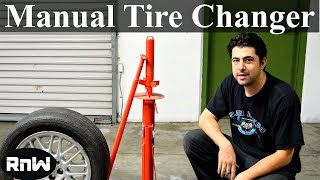 How to Use a Manual Tire Changer  By Harbor Freight [upl. by Fry615]