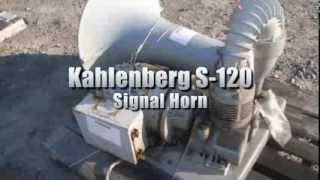 Kahlenberg S120 Signal Horn on GovLiquidationcom [upl. by Annairdna]