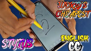 Worlds Cheapest Stylus Pen  How to make stylus pen  STYLUSPEN thintipstylus  TCJ [upl. by Earazed]