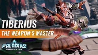 Paladins  Champion Teaser  Tiberius the Weapons Master [upl. by Ahsitra]