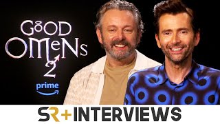 David Tennant amp Michael Sheen On Going Beyond Good Omens In Season 2 [upl. by Mallen]