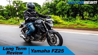 Yamaha FZ25 Long Term Review  Best 250cc Commuter  MotorBeam [upl. by Enattirb35]