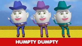 Humpty Dumpty Sat On A Wall  Nursery Rhyme  3D Animation English Rhymes for children  baby songs [upl. by Ailee]